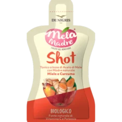 Aceto di Mela Madre Shot Miele e Curcuma De Nigris 30ml