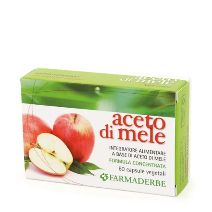 Aceto di Mele Farmaderbe 60 Capsule