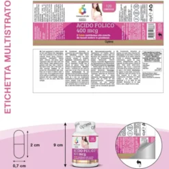 Acido Folico 400Mcg Colours Of Life® Optima Naturals 120 Compresse