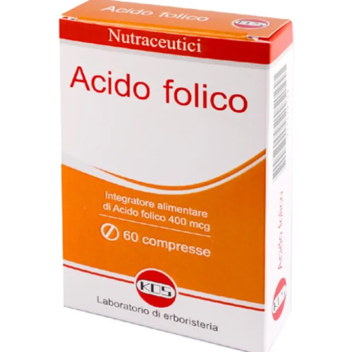 Acido Folico 400mcg Kos 60 Compresse