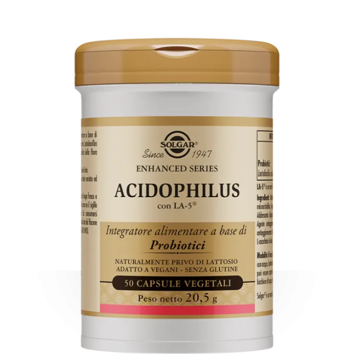 Acidophilus Con LA-5 Solgar 50 Capsule Vegetali