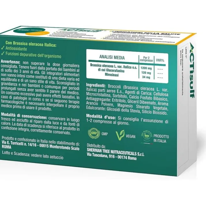 Actisulf Sherman Tree 30 Capsule Vegetali