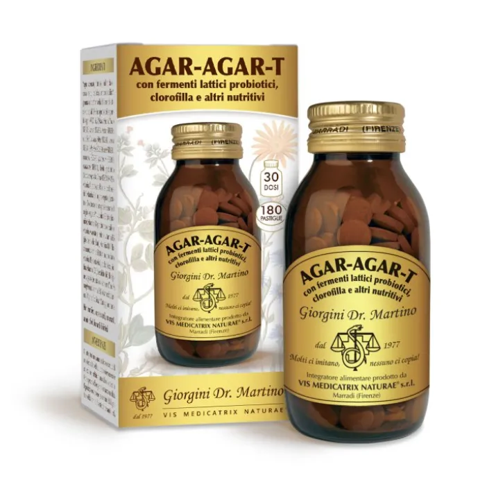 Agar-Agar-T Con Fermenti Lattici E Clorofilla Dr. Giorgini 90g