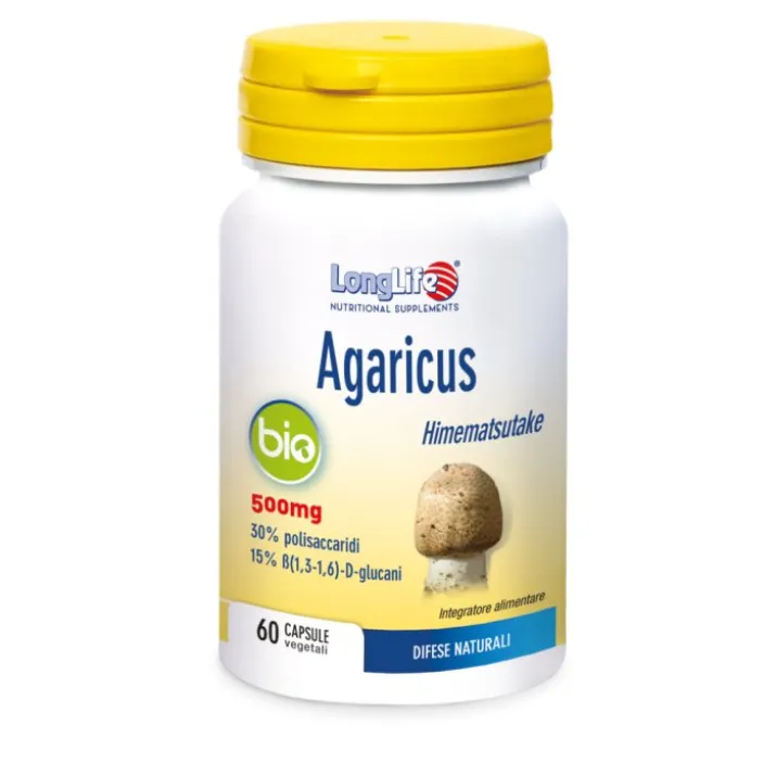 Agaricus Bio 500mg LongLife 60 Capsule