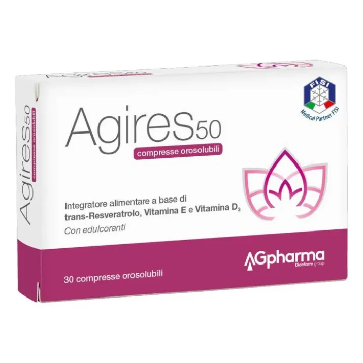 Agires50 AGPharma 30 Compresse Orosolubili