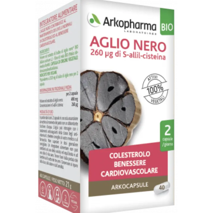 Aglio Nero BIO Arkopharma 40 Arkocapsule