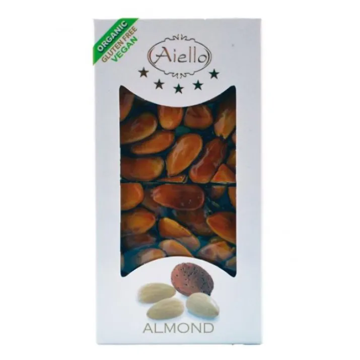 Aiello Croccante Alle Mandorle Coperto Di Cioccolato Fondente Senza Glutine 100g