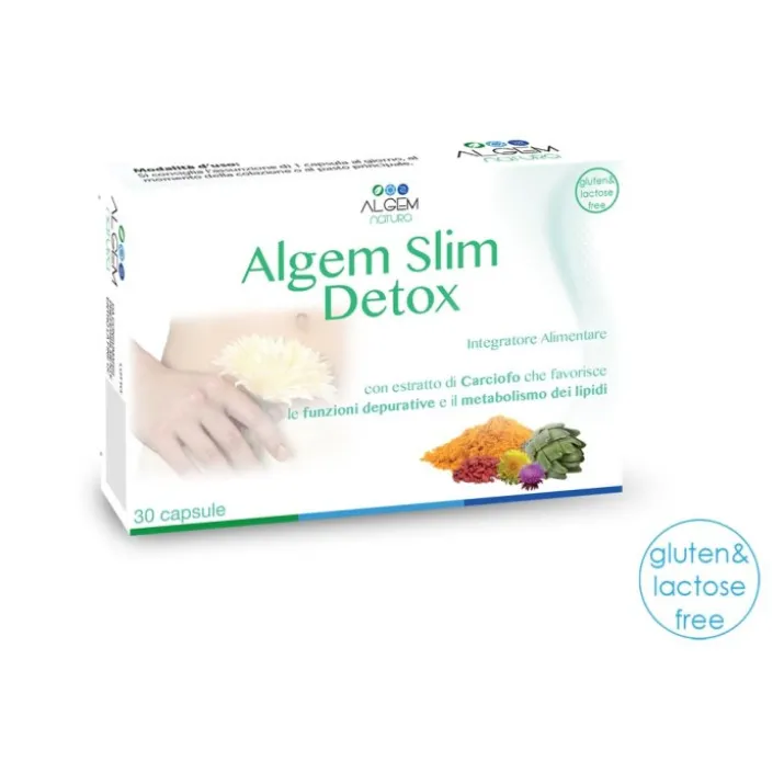 Algem Natura Algem Slim Detox Integratore Alimentare 30 Capsule