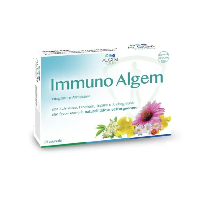 Algem Natura Immuno Algem Integratore Alimentare 30 Capsule