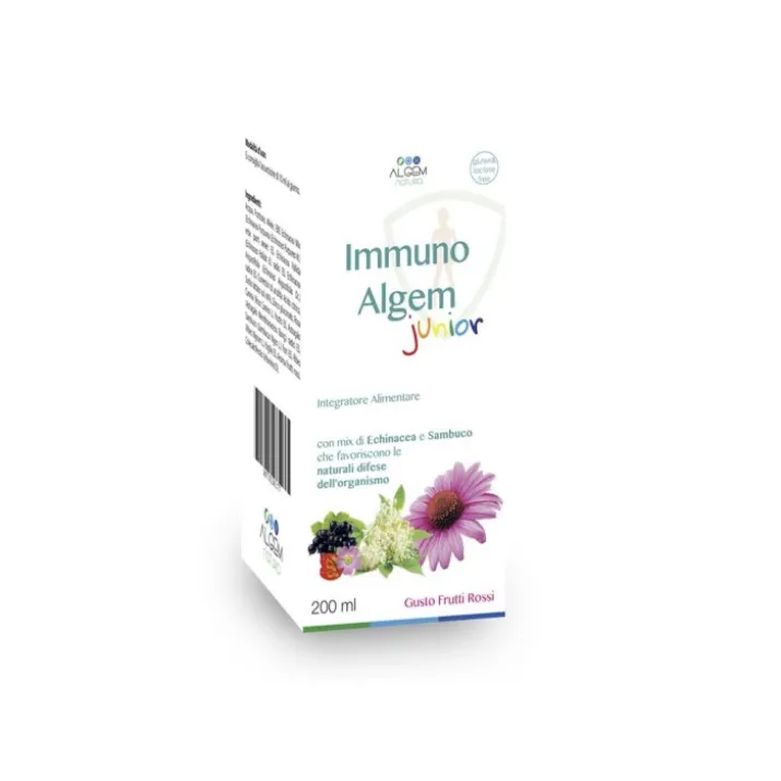 Algem Natura Immuno Algem Junior Integratore Alimentare 200ml