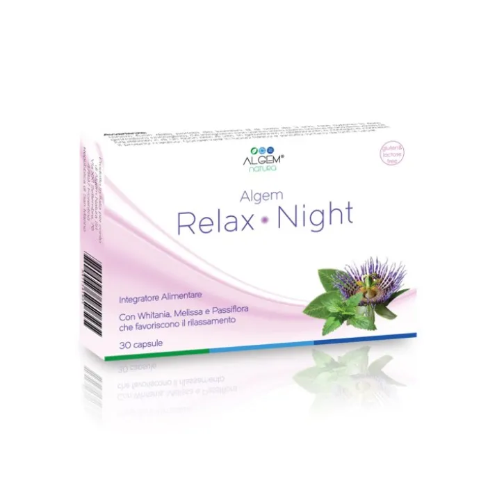 Algem Natura Relax Night Integratore Alimentare 30 Capsule