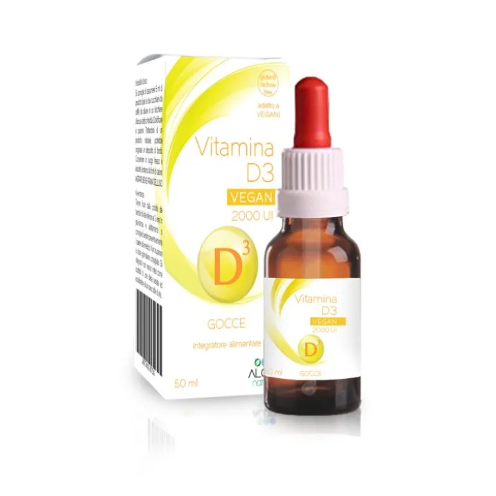 Algem Natura Vitamina D3 Gocce 2000 Ui 50ml