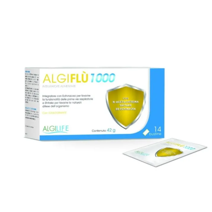 Algilife Algiflu' 1000 Integratore Alimentare 14 Bustine