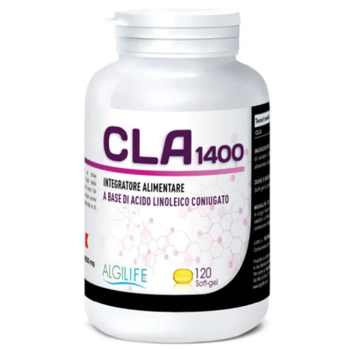 Algilife Cla 1400 Integratore Alimentare Di Acido Linoleico Coniugato 120 Soft Gel