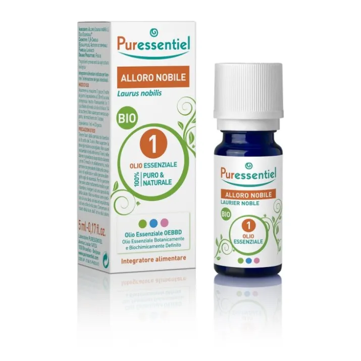 Alloro Nobile Bio 1 Olio Essenziale Puressentiel 5ml