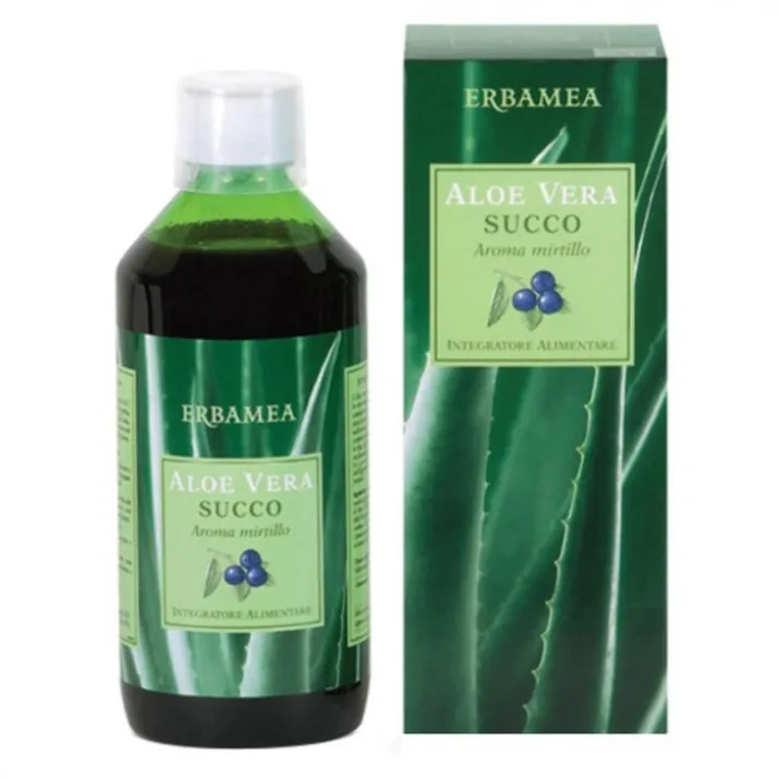 Aloe Vera Succo con Mirtillo Erbamea 500ml