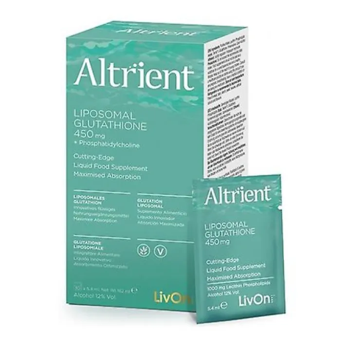 Altrient Liposomal Glutathione 450mg LivOn 30 Bustine