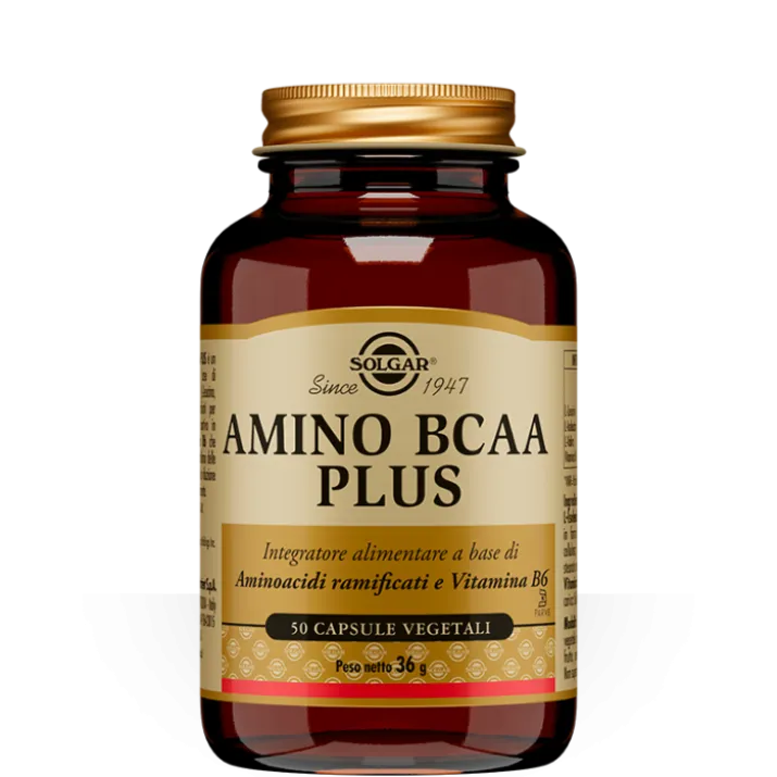 Amino BCAA Plus Solgar 50 Capsule Vegetali