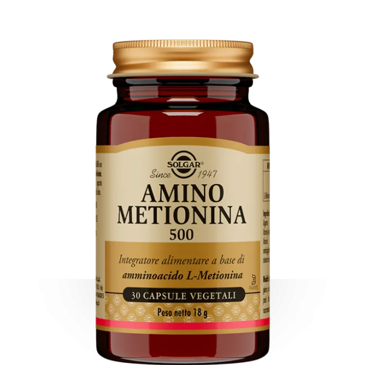 Amino Metionina 500 Solgar 30 Capsule Vegetali