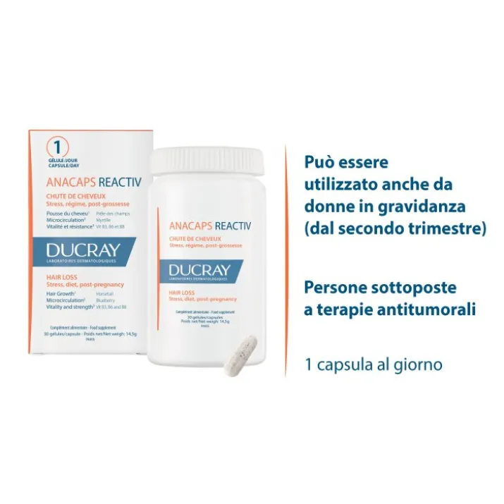 Anacaps Reactiv Ducray 30 Capsule