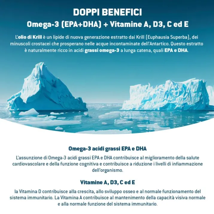 Antartic Krill® Kidz Vitamina D Optima Naturals 30 Caramelle