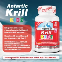 Antartic Krill® Kidz Vitamina D Optima Naturals 30 Caramelle