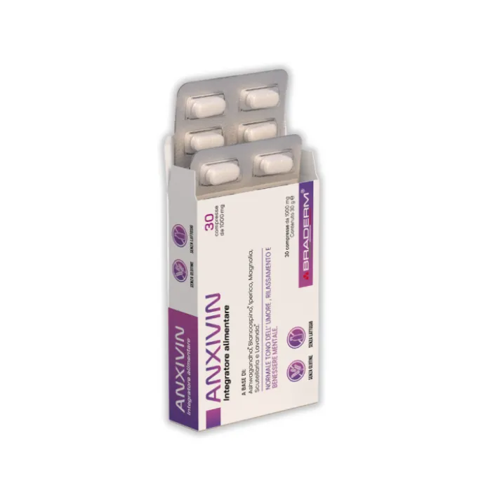 Anxivin Braderm 30 Compresse