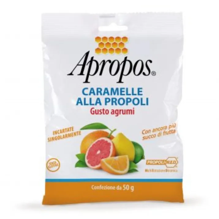 Apropos® Caramelle Propoli Gusto Agrumi 50g