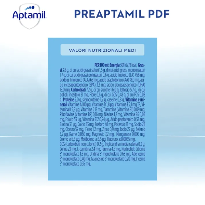 Aptamil PreAptamil Pdf Nutricia 24x90ml