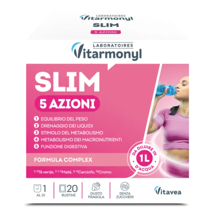 AquaLigne 5 Azioni Vitarmonyl 20 Bustine