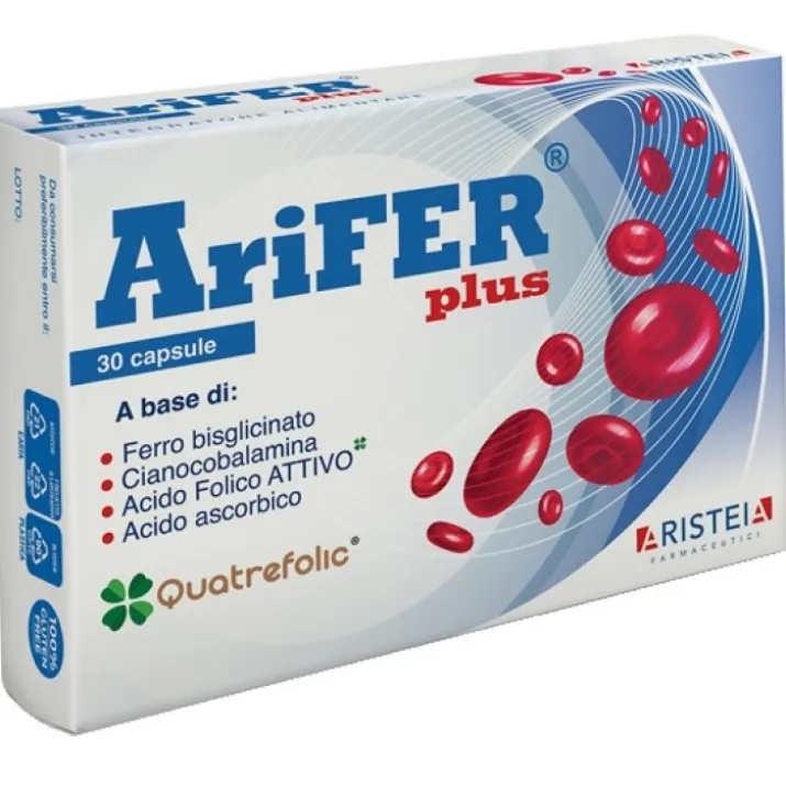 Arifer Plus Integratore Alimentare 30 Capsule