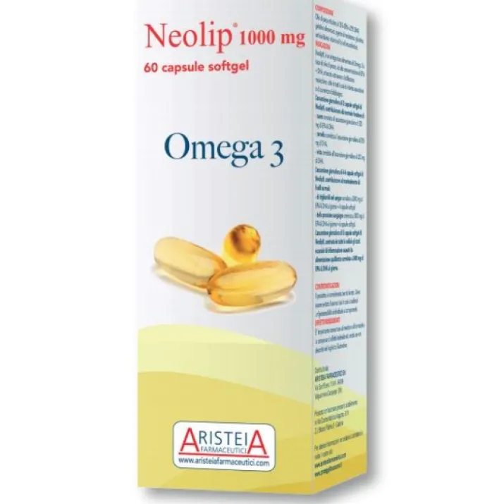 Aristeia Neolip 1000mg Integratore Alimentare 60 Capsule Softgel