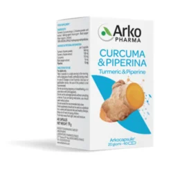 Arkcapsule Curcuma & Piperina Arkopharma 130 Capsule