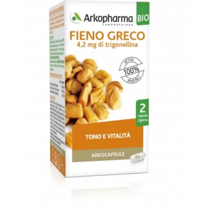 Arkocapsule BIO Fieno Greco Arkopharma 40 Capsule