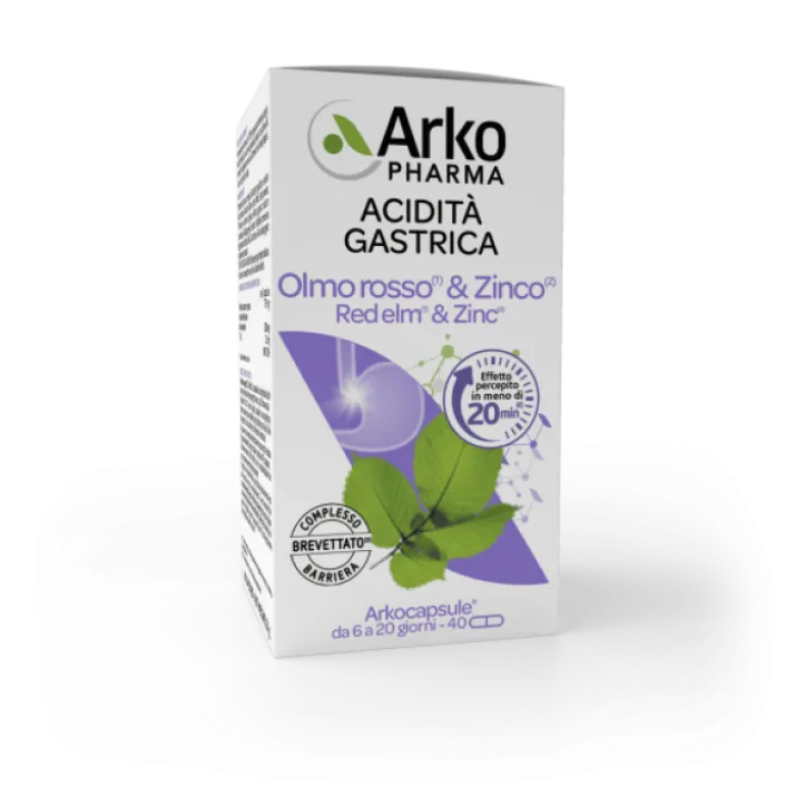 ARKOCAPSULE® Olmo Rosso e Zinco Arkopharma 40 Capsule