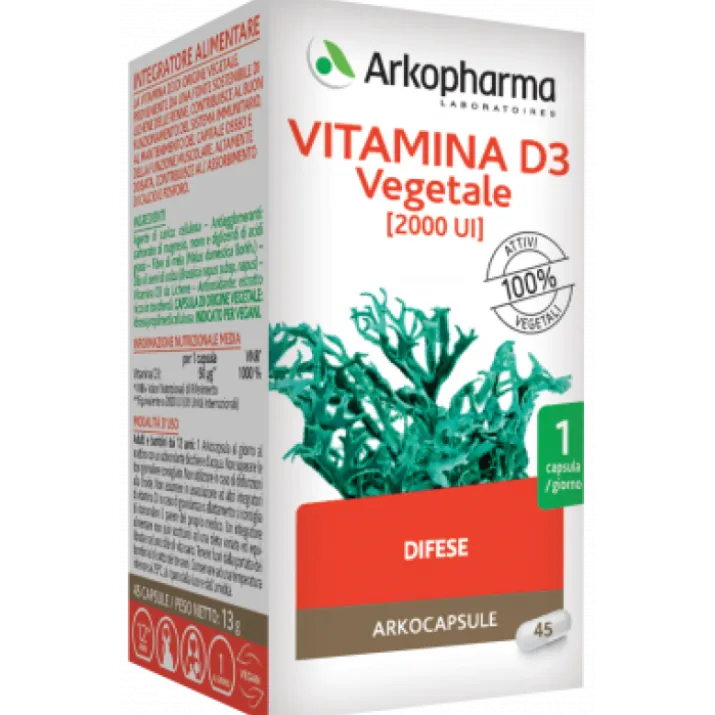 Arkocapsule® Vitamina D3 Arkopharma 45 Capsule