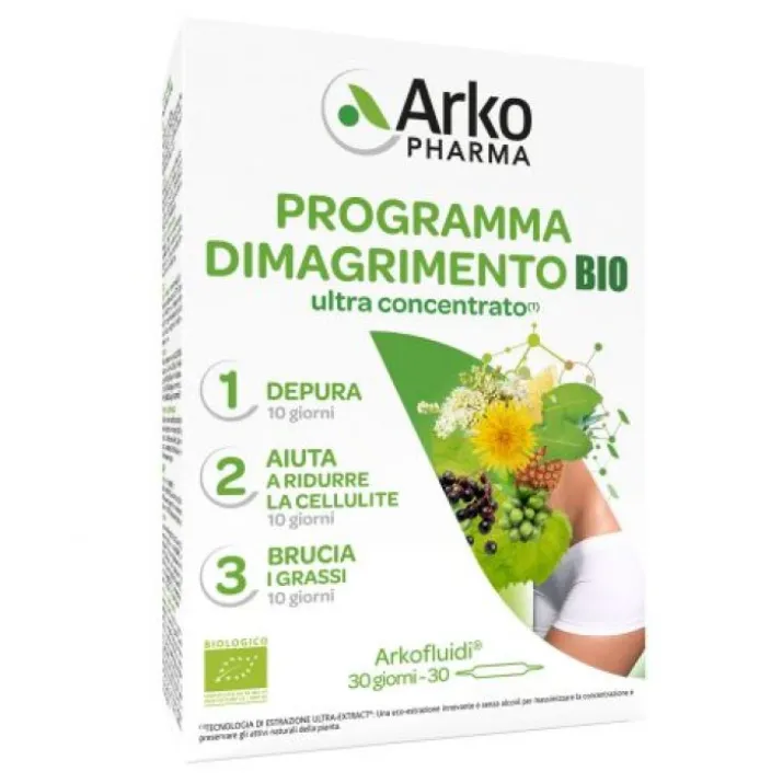 Arkofarm Arkofluidi Programma Dimagrante 30 Fiale
