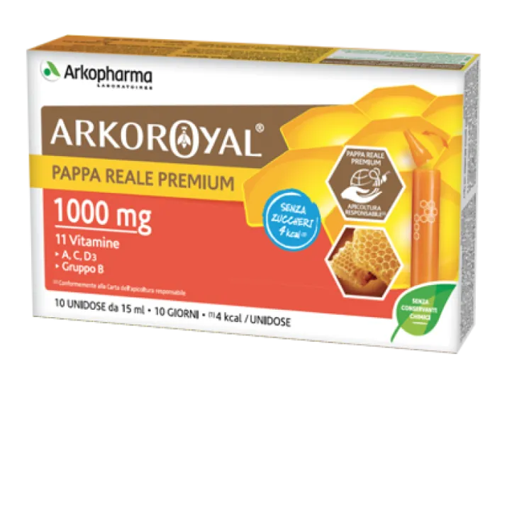 Arkoroyal® Pappa Reale Premium 1000 MG Arkopharma 10 Unidose