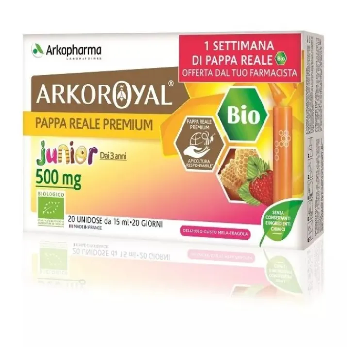 Arkoroyal® Pappa Reale Premium Junior 500mg Arkopharma 20x15ml