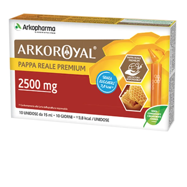 Arkoroyal® Pappa Reale Premium 2500 MG Arkopharma 10 Unidose