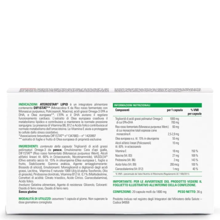 Aterostar® Lipid Stardea 20 Capsule Molli