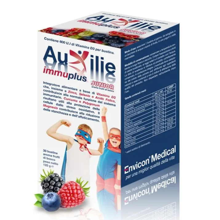 Auxilie Immuplus JuniorIntegratore Alimentare 30 Bustine