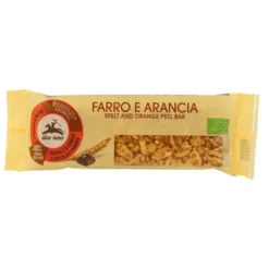 Barretta Al Farro E Arancia Con Cioccolato Biologica Alce Nero 20g