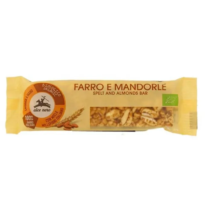 Barretta Al Farro E Mandorle Biologica Alce Nero 20g