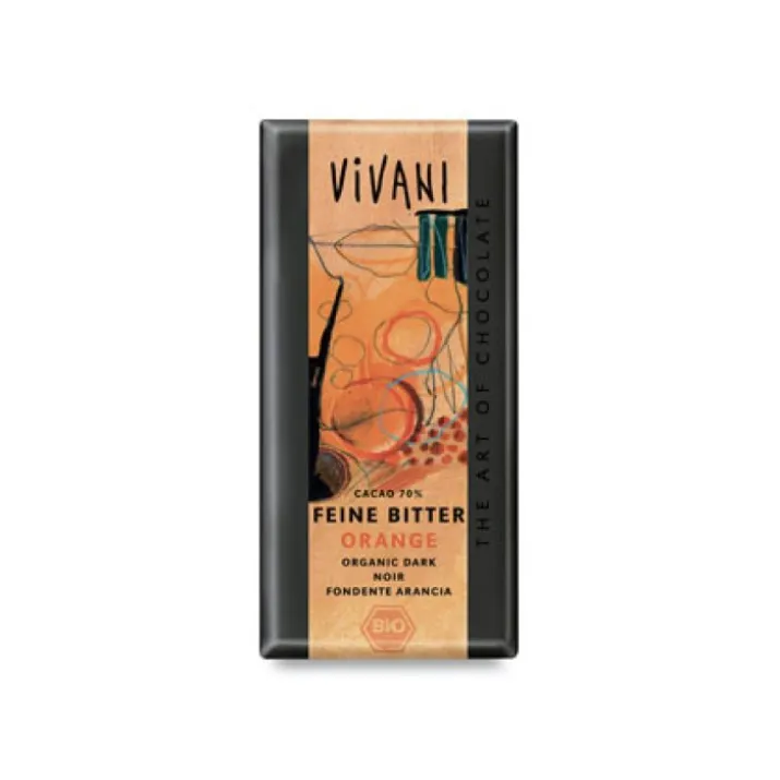 Baule Volante Cioccolato Fondente Arancio Biologico 100g