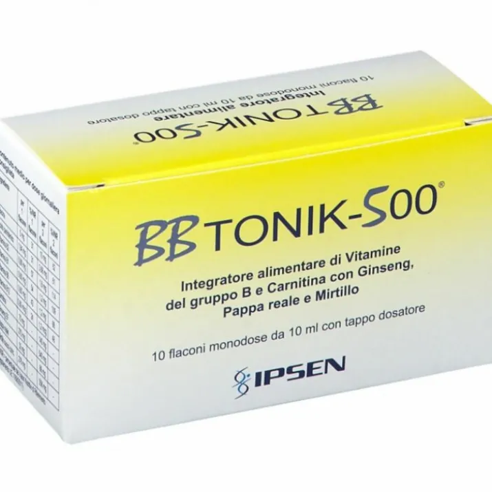 Bbtonik 500 Integratore 10 flaconcini 10ml