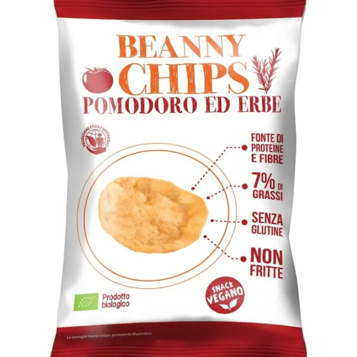 BEANNY CHIPS POMODORO ERBE 40G