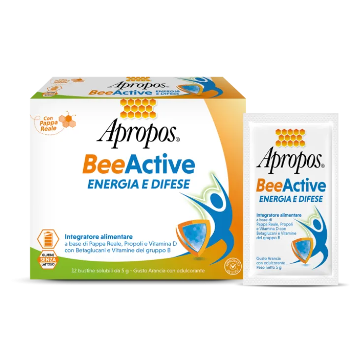 Bee Active Energia E Difese Apropos 12 Bustine