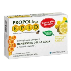 Benessere Gola Limone/Miele Propoli E.P.I.D.® Specchiasol 20 Compresse