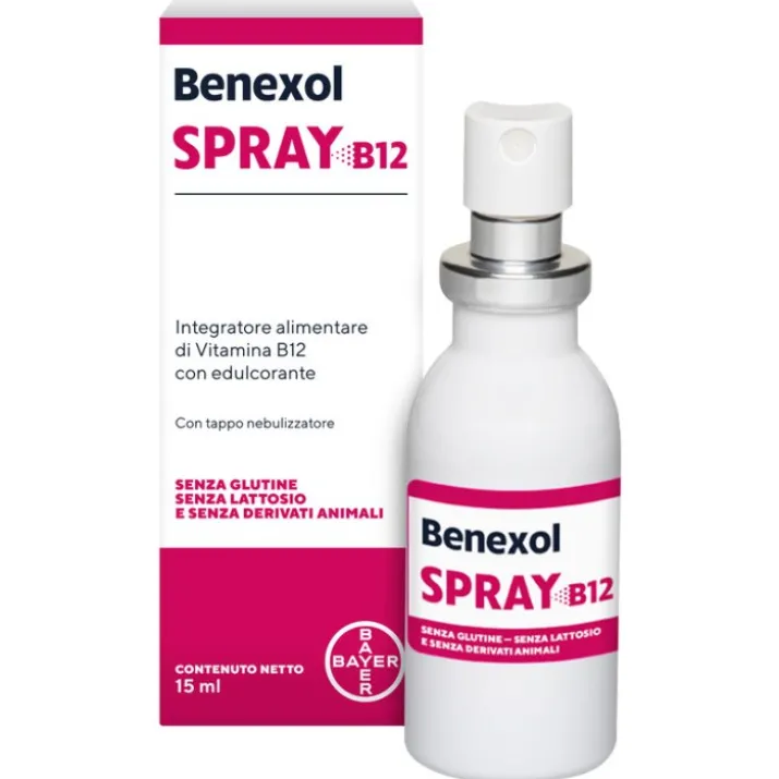 Benexol Spray Integratore Alimentare Vitamina B12 Alto Dosaggio 15ml